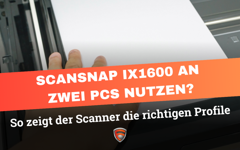 ScanSnap an zwei PCs nutzen